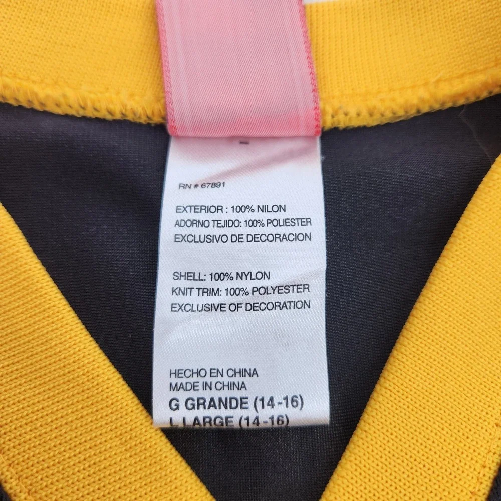 Kids Pittsburgh Steelers‎ Ben Roethlisberger 7 NFL Football Jersey Large 14-16